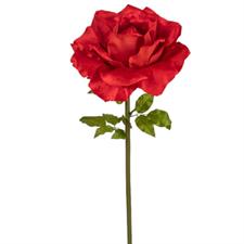 ROSA ROSSA VELLUTO CON STELO D50 H 136