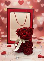 teddy ortensia rosso cm 20