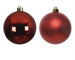 box baubles x6pz red